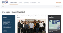 Desktop Screenshot of fribourg-neuchatel.syna.ch