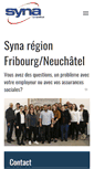 Mobile Screenshot of fribourg-neuchatel.syna.ch