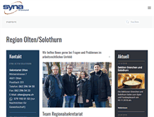 Tablet Screenshot of olten-solothurn.syna.ch