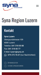 Mobile Screenshot of luzern.syna.ch