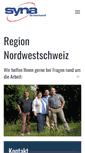 Mobile Screenshot of nordwestschweiz.syna.ch